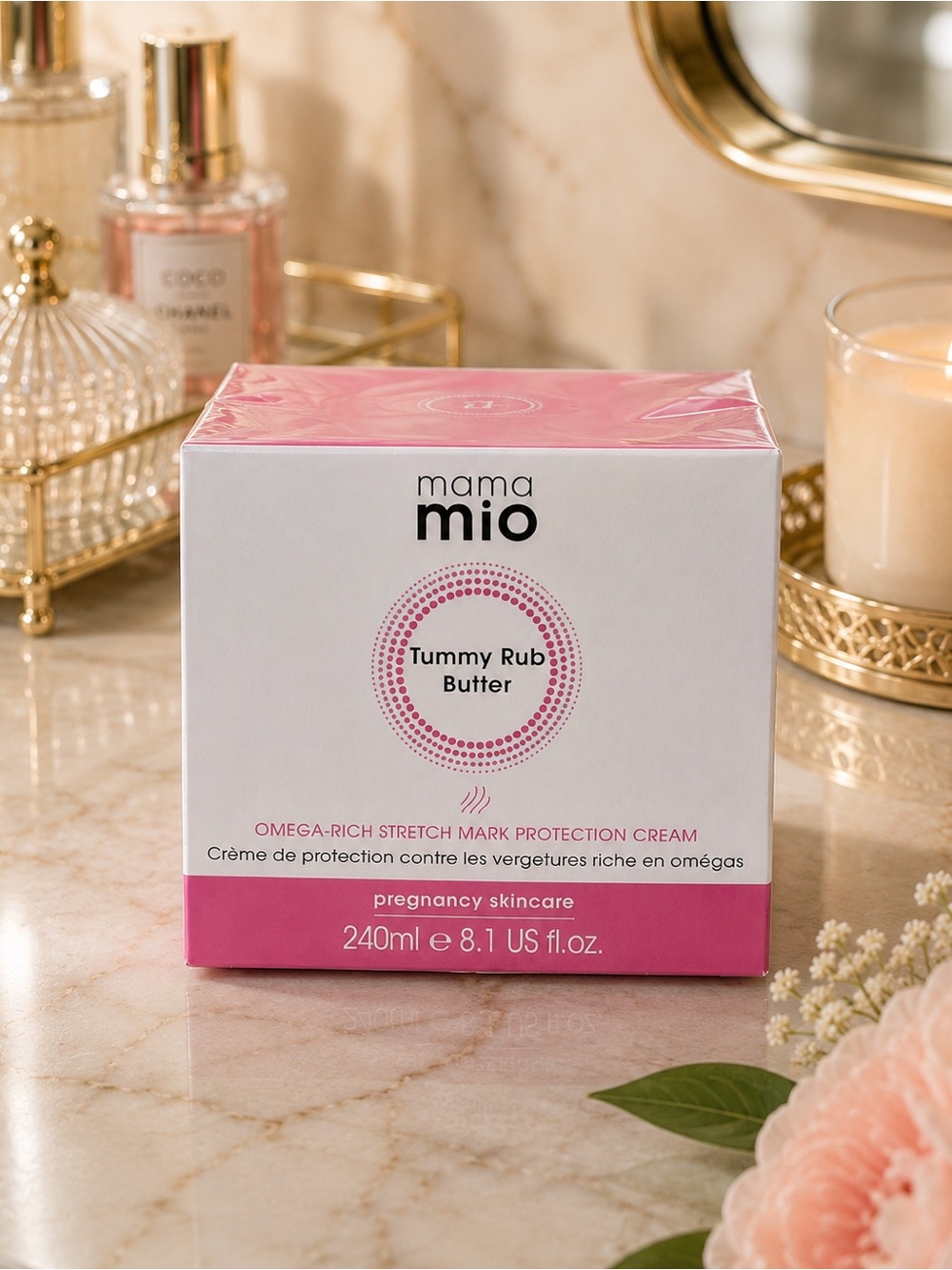 Mama Mio Tummy Rub Butter 240mL Omega Rich Body Butter New Sealed